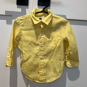 Janie and Jack linen button down shirt